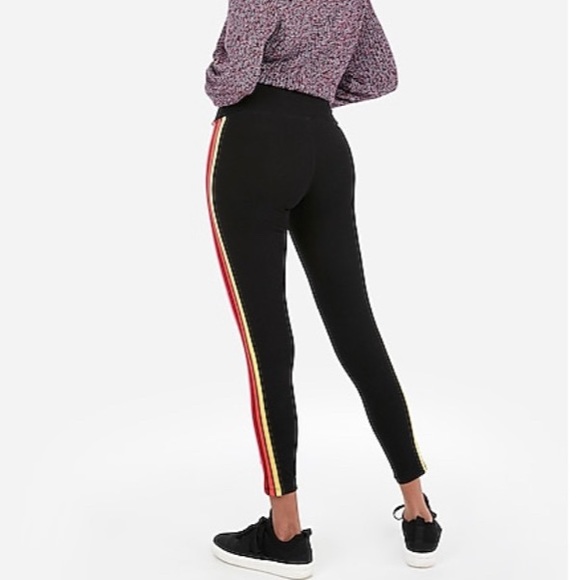 rainbow side stripe pants